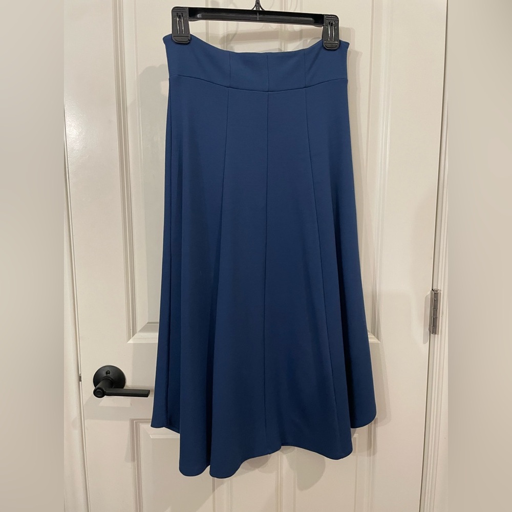 Maeve Deep Blue Midi Skirt